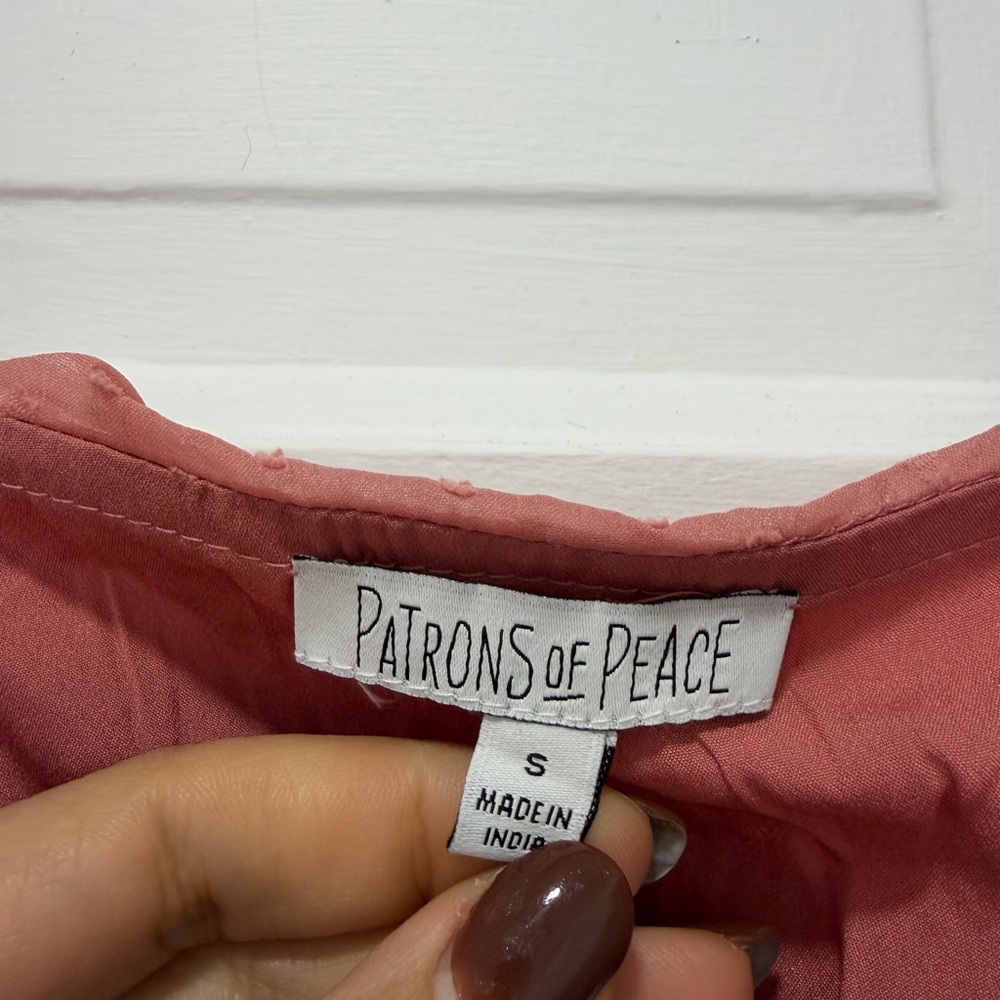 Patrons of Peace Coral Sleeveless dress sun summer vacation dress sz S - Picture 2 of 5